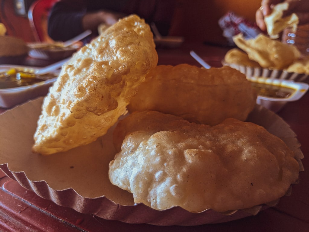 luchi: bengali breakfast at Shaktigar