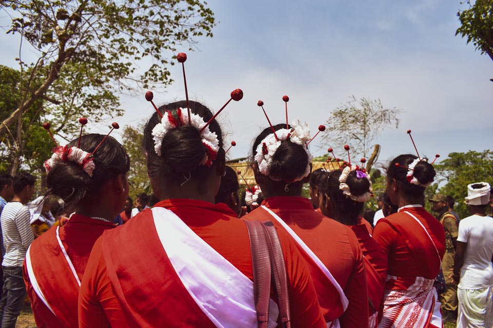 Tribal people of India: Tea garden workers in Assam, Northeast india