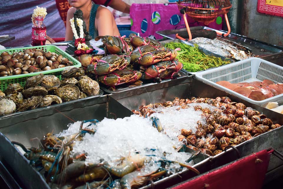 Streetside food in Bangkok