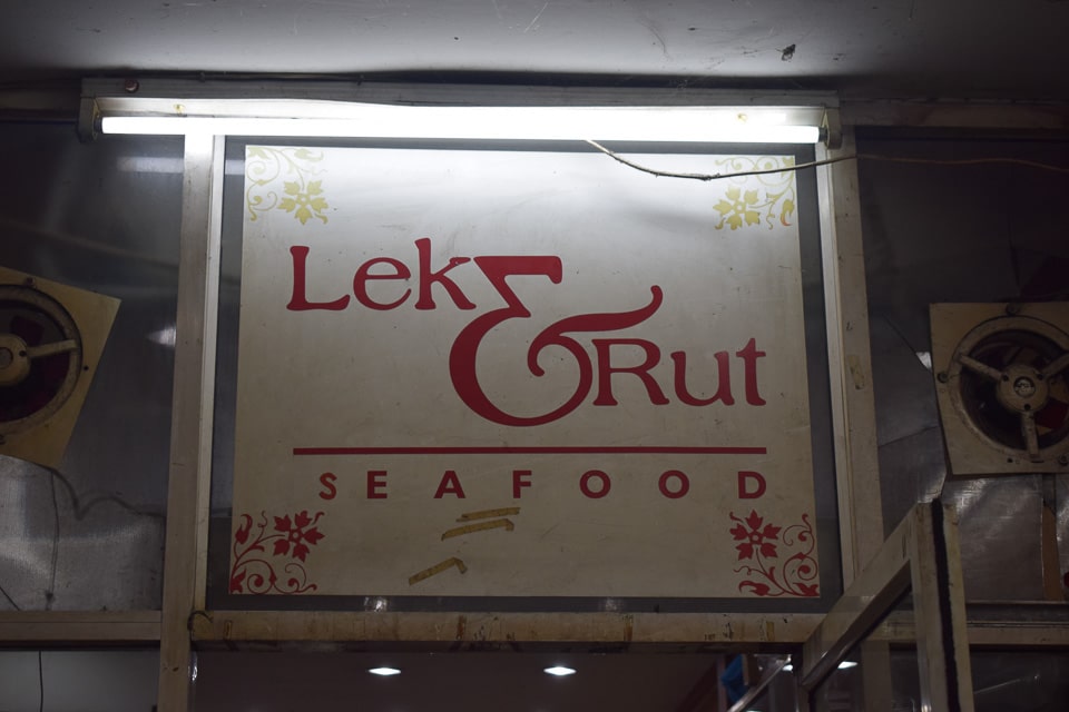 Streetside food stalls in Bangkok