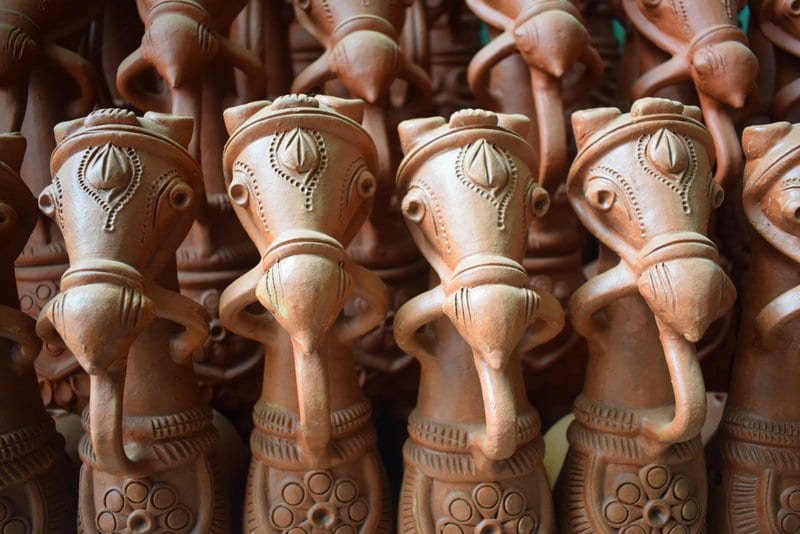 terracotta horses of Bankura: indian folk art