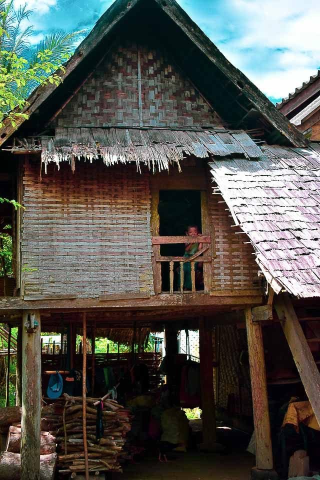 Baci ceremony at Ban Phanom, remote villages near luang Prabang for a day trip