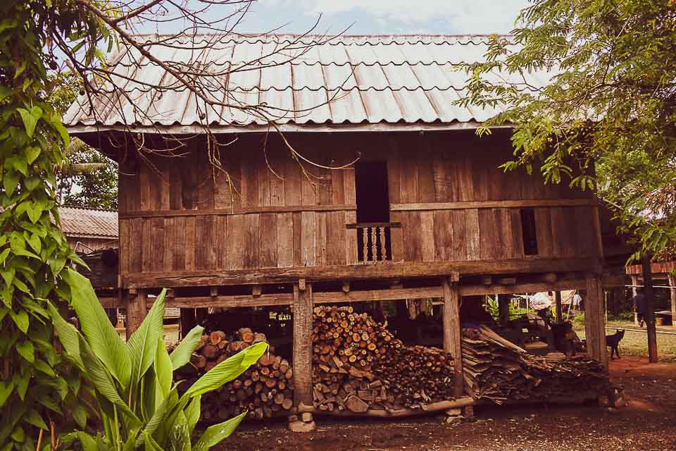 Baci ceremony at Ban Phanom, remote villages near luang Prabang for a day trip