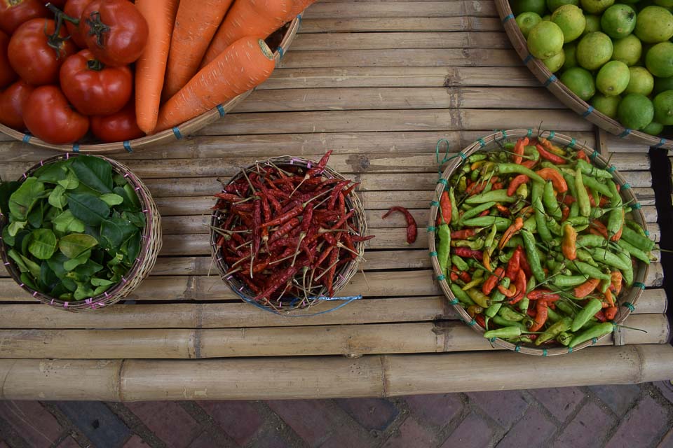 local food in Luang Prabang Laos