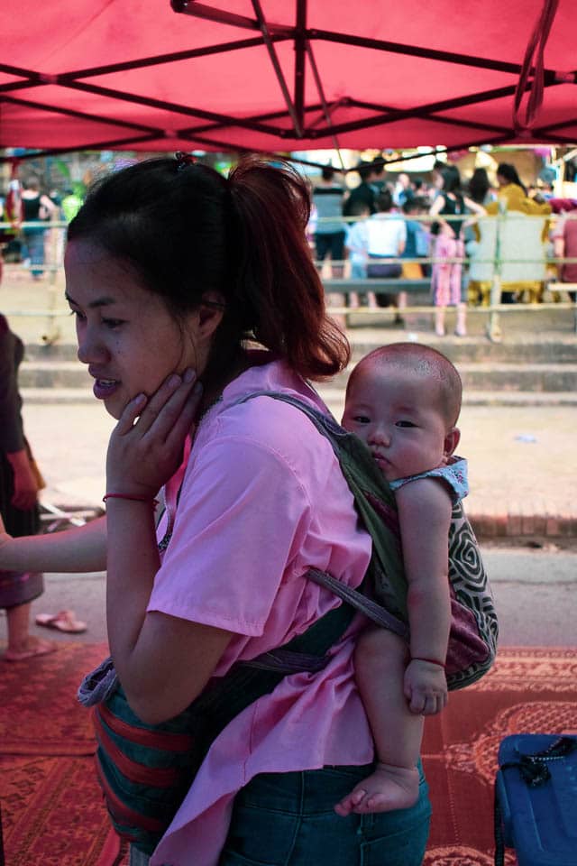 Night market at luang Prabang