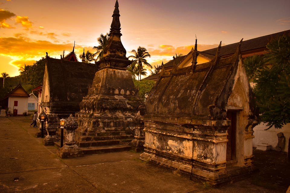 old temples of Luang Prabang Laos