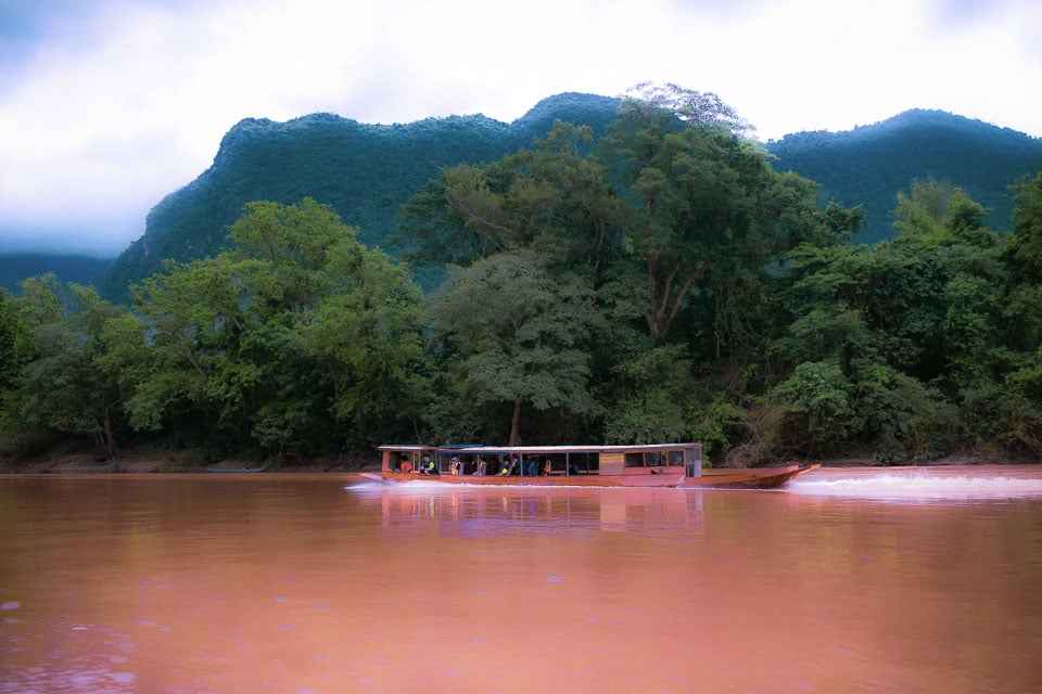 Nam Ou river at Nong Khiaw