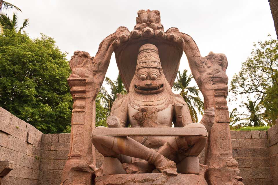 Hampi in 3 days narasimha statue