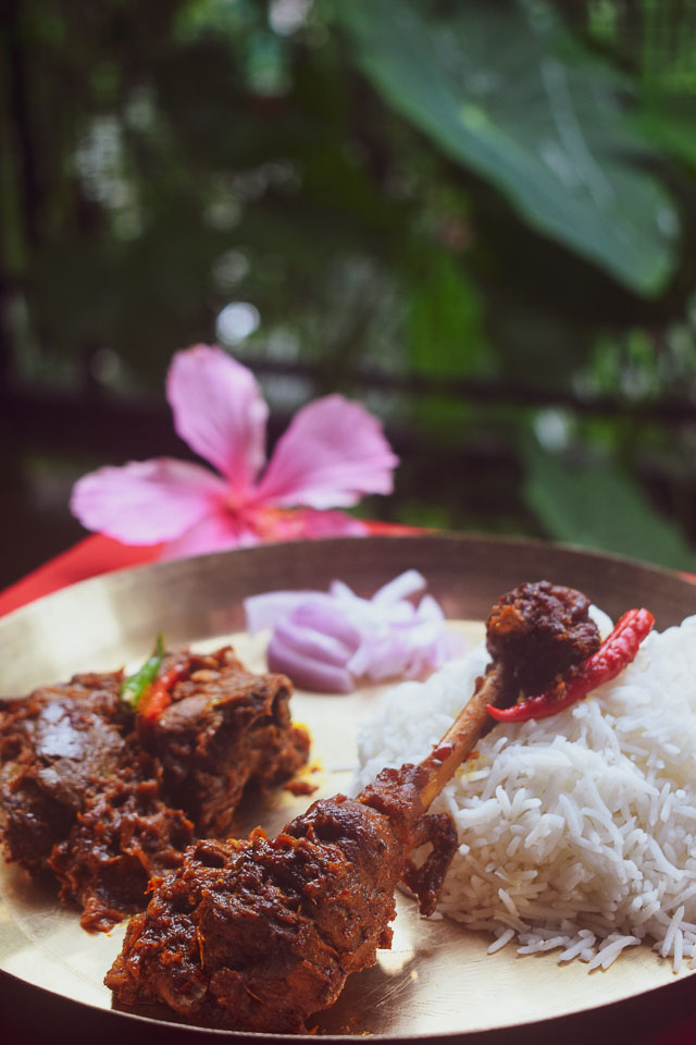 Deshi Murgir Jhol: Kosha Chicken bengali style with country chicken. Deshi Murgi Indian style. Indian style spicy chicken curry with country chicken. Country chicken recipe. 