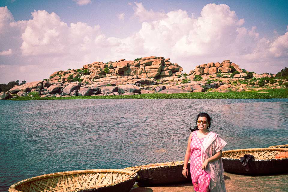 hampi photo blog: the coracle guide in Hampi