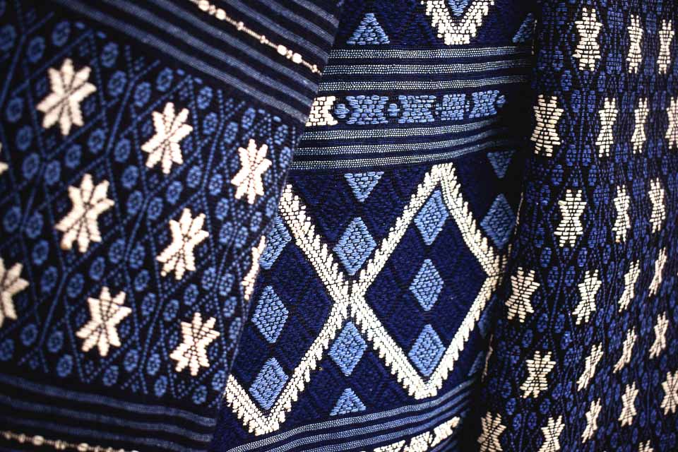 Indigo textile of Luang Prabang Laos