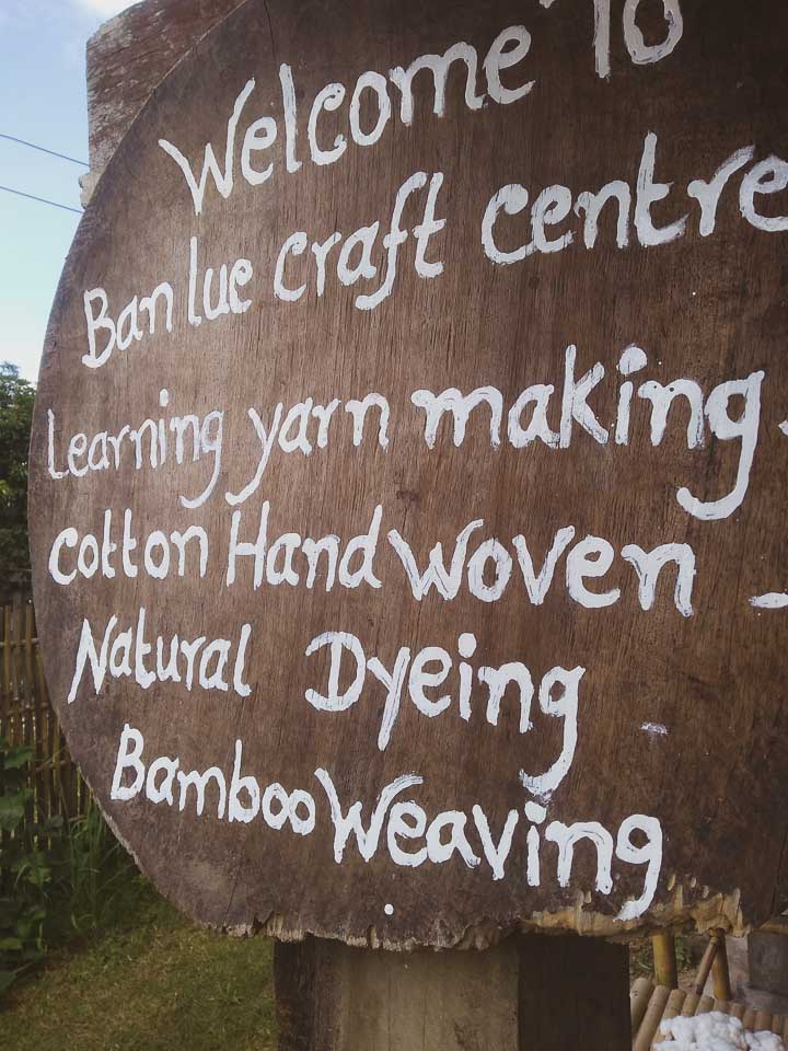 Ban Phanom, remote weavers villages near luang Prabang for a day trip