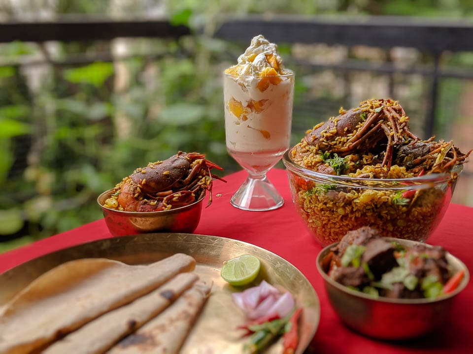 Prawn Pulau. Golda Chingrir Polau. Tiger Prawn Pilaf.