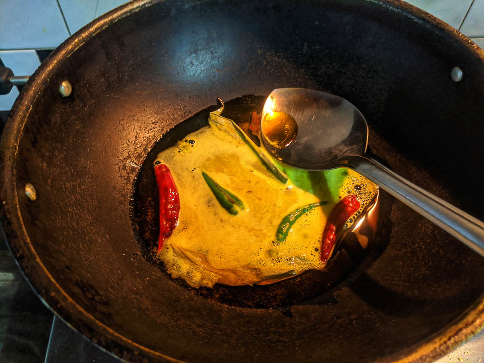 Gorom Masala diye Katla macher jhol: bengali style fish curry