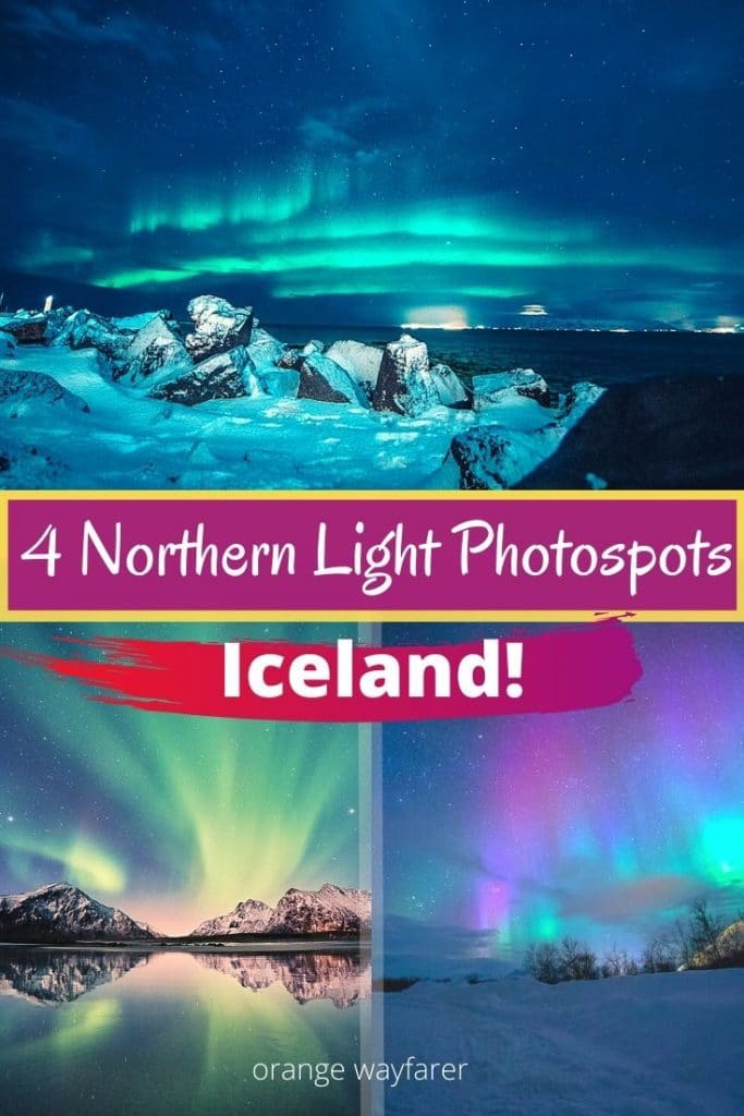 Places to visit in Iceland. Northern light in Iceland. Photography in Iceland. Iceland Northern Light Photo-spots. Bucket list travel destination in Europe. Most beautiful natural spots in Iceland and Europe.  #iceland  #northernlight #europe 