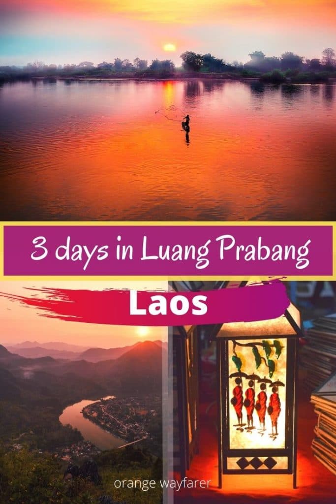 Luang Prabang is a UNESCO world heritage site. 3 to 5 days in Luang Prabang is a decent amount of time to explore this old town of Laos with intense cultural heritage. There are plenty of things to do in Luang Prabang. Some of them are romantic. Night market is famous for shopping. Mekong river has an amazing boat ride. You can also take a day trip to Kuang Si waterfall. #luangprabang #laos #offbeatdestinations #southeastasia #thingstodoinluangprabang