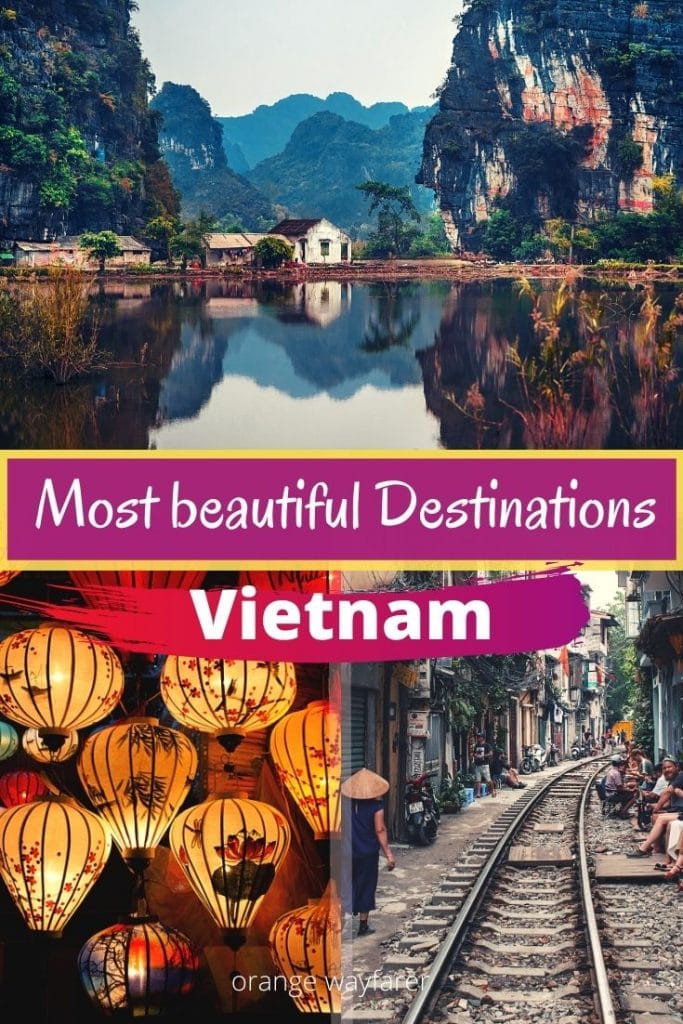 Most beautiful and scenic places to Visit in Vietnam. these Vietnam destinations are located from North to SOuth of the country. SOme of them are off the regular tourist trail in Vietnam. #vietnam #vietnamtravel #vietnamdestinations I have curated a list of 15 most beautiful places to visit in Vietnam for the cultural traveler. 