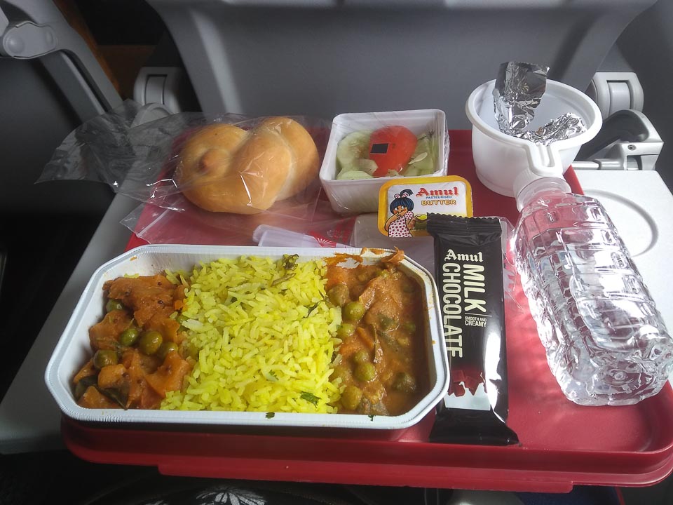 l served by Air Indian economy flight from Bhubaneswar to Suvarnabhumi Bangkok