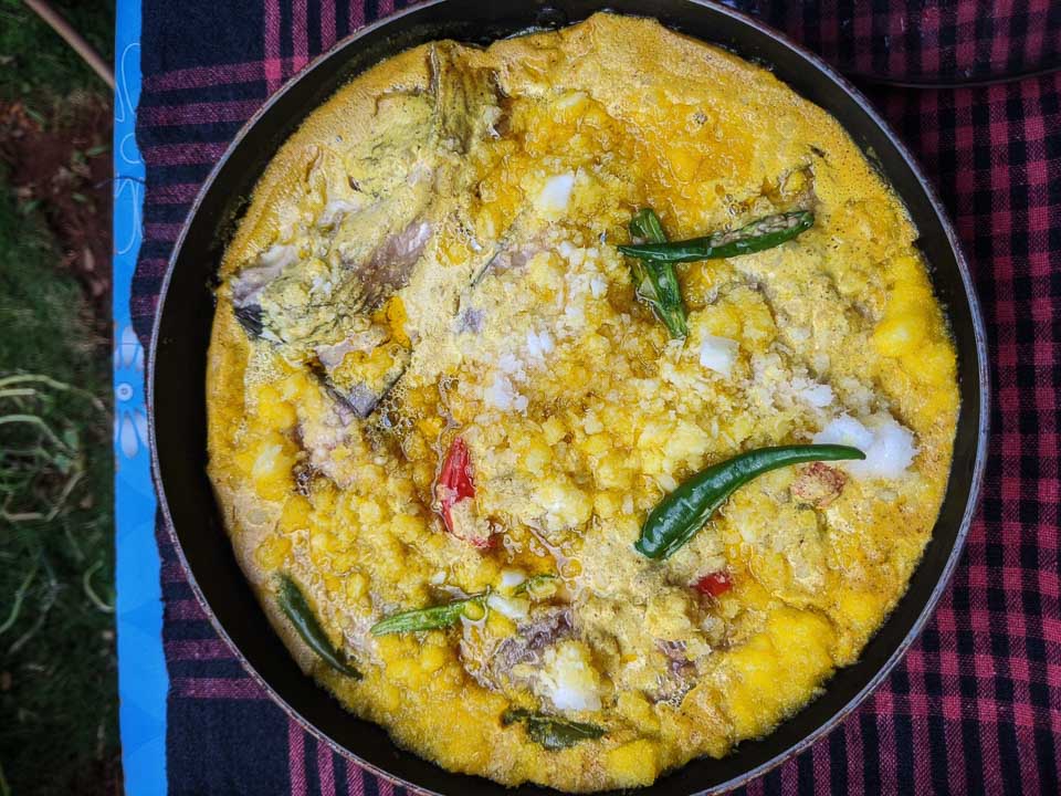 Bhapa Ilish SHorshe without a pressure cooker