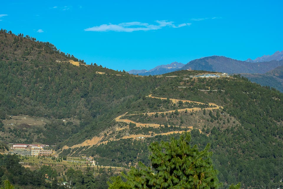 Road from Dirang valley