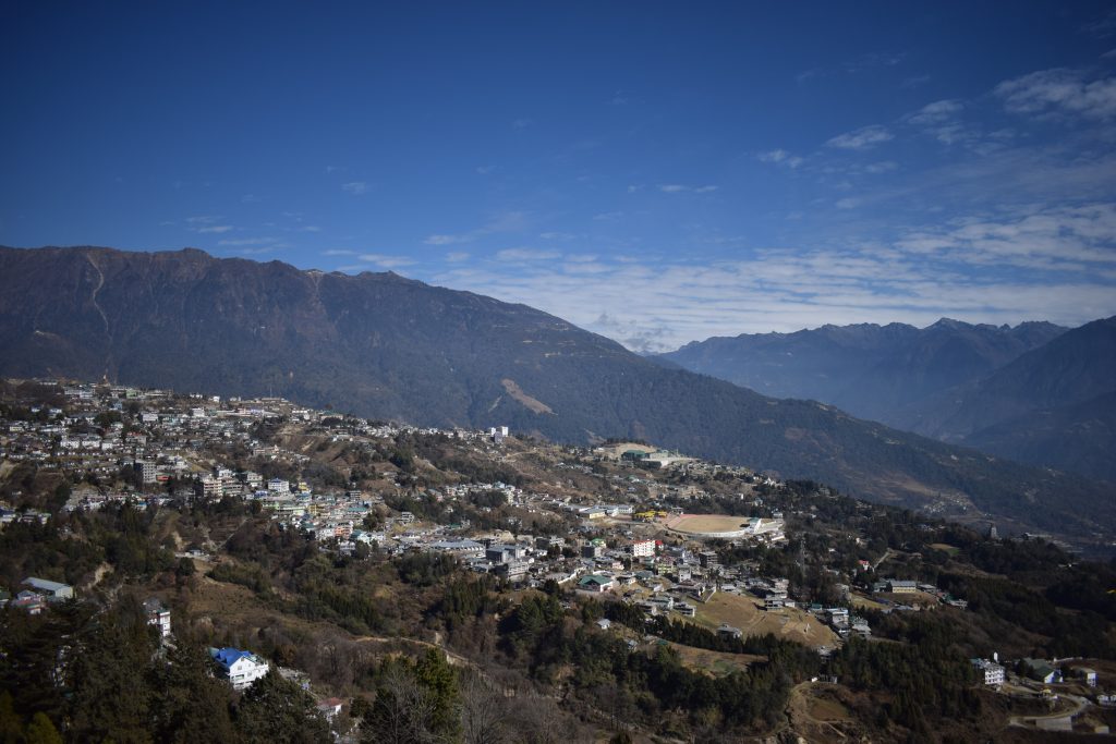 View of Tawang town from Tawang Monastery a photoblog