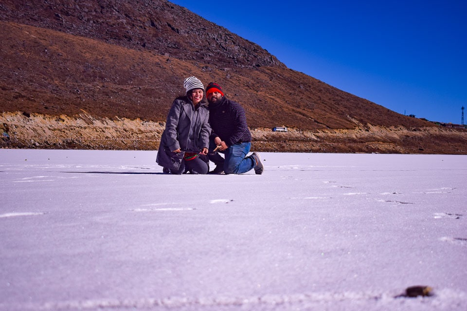 Frozen Sela Lake