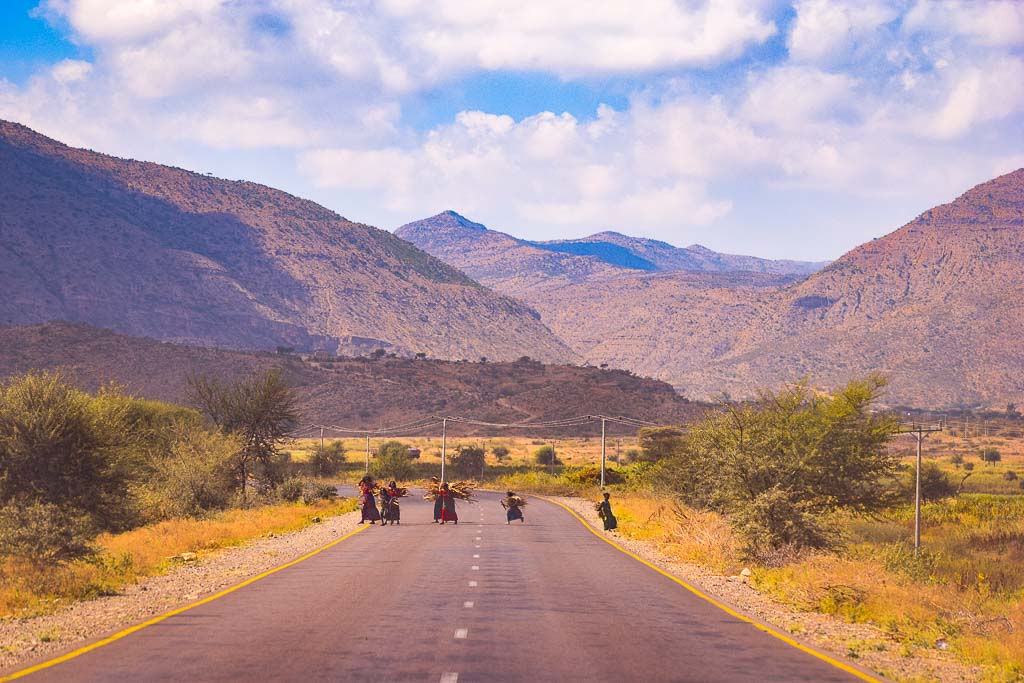 The ethiopian highlands near Danakil