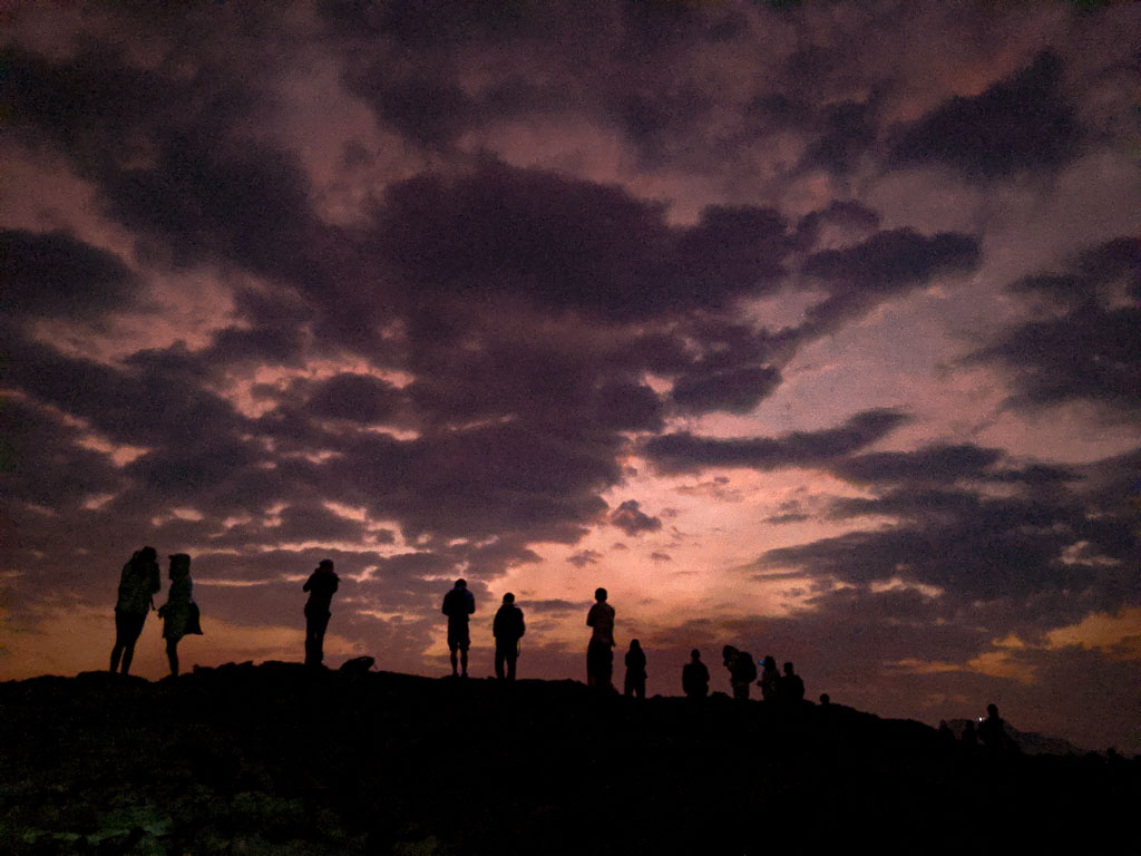 Erta Ale Volcano during sunrise