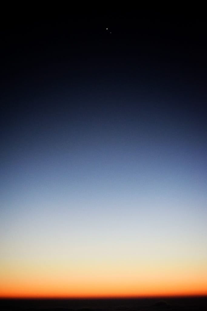 The 'Great Conjunction' of Jupiter and Saturn on December Solstice - December 21, 2020 as seen from Zuluk