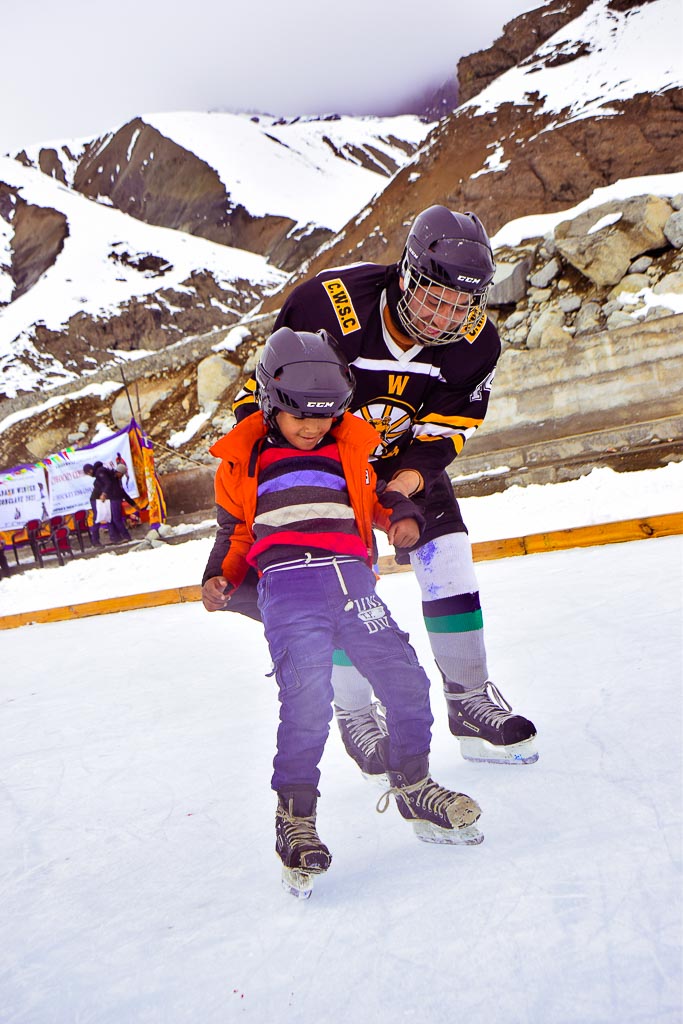 Winter sports in Kargil