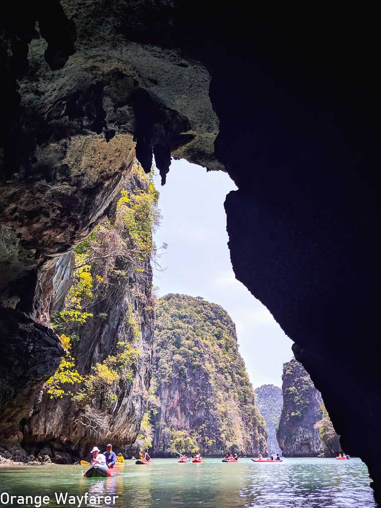 beautiful islands in thailand: Phang nga bay tour by kayak