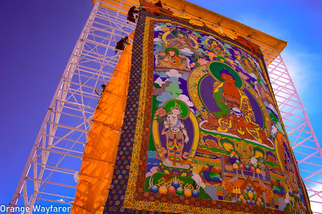 Handpainted 16th century Thanka: Hemis Monastery in Ladakh