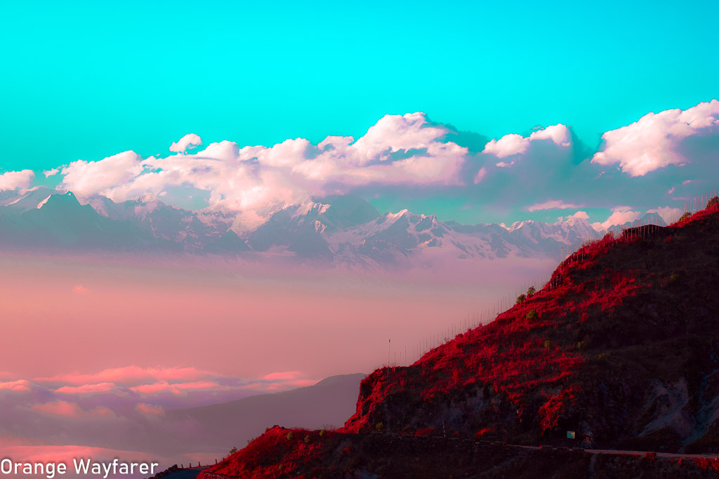 Lungthung View Point at old Silk Route, Zuluk, Sikkim travel blog