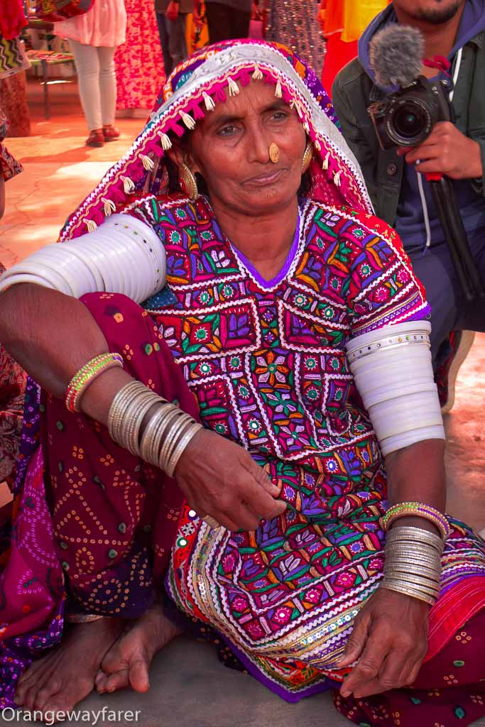 Portrait of a Rabari Tribal woman from Kutch