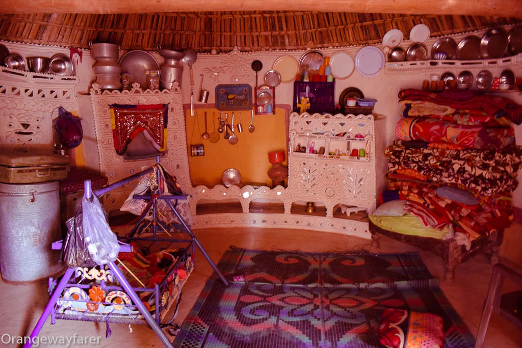 Inside of a Bunga House in Kutch