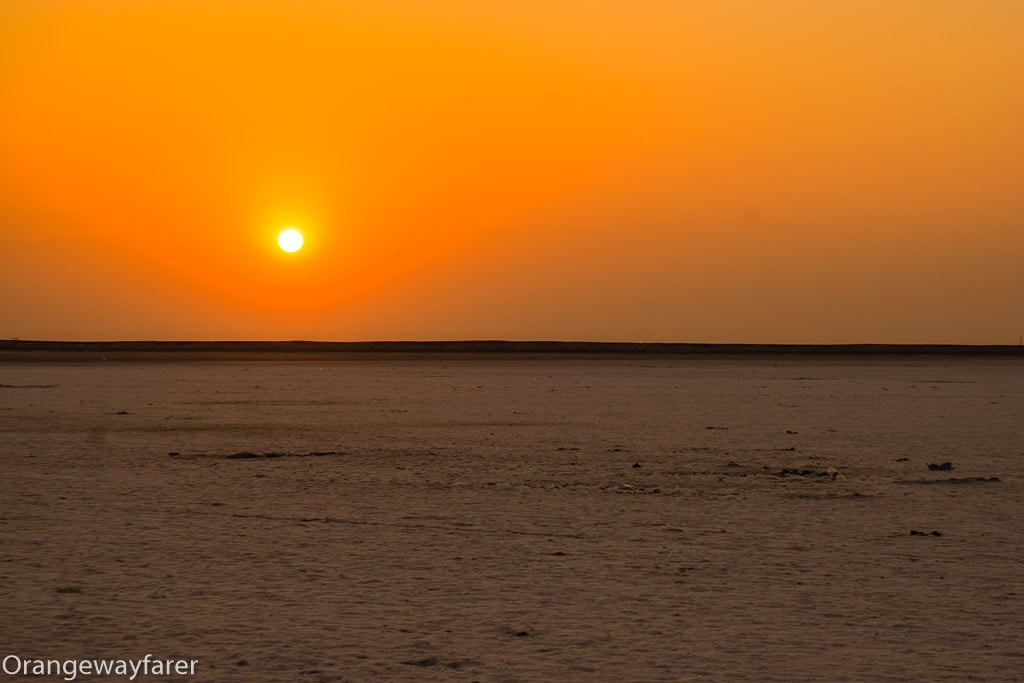 Rann of Kutch during Sunset